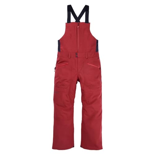 Burton - Ski-Latzhose / Snow Reserve Gore-tex Bib Deep Red Herren – Größe L – Rot von Burton