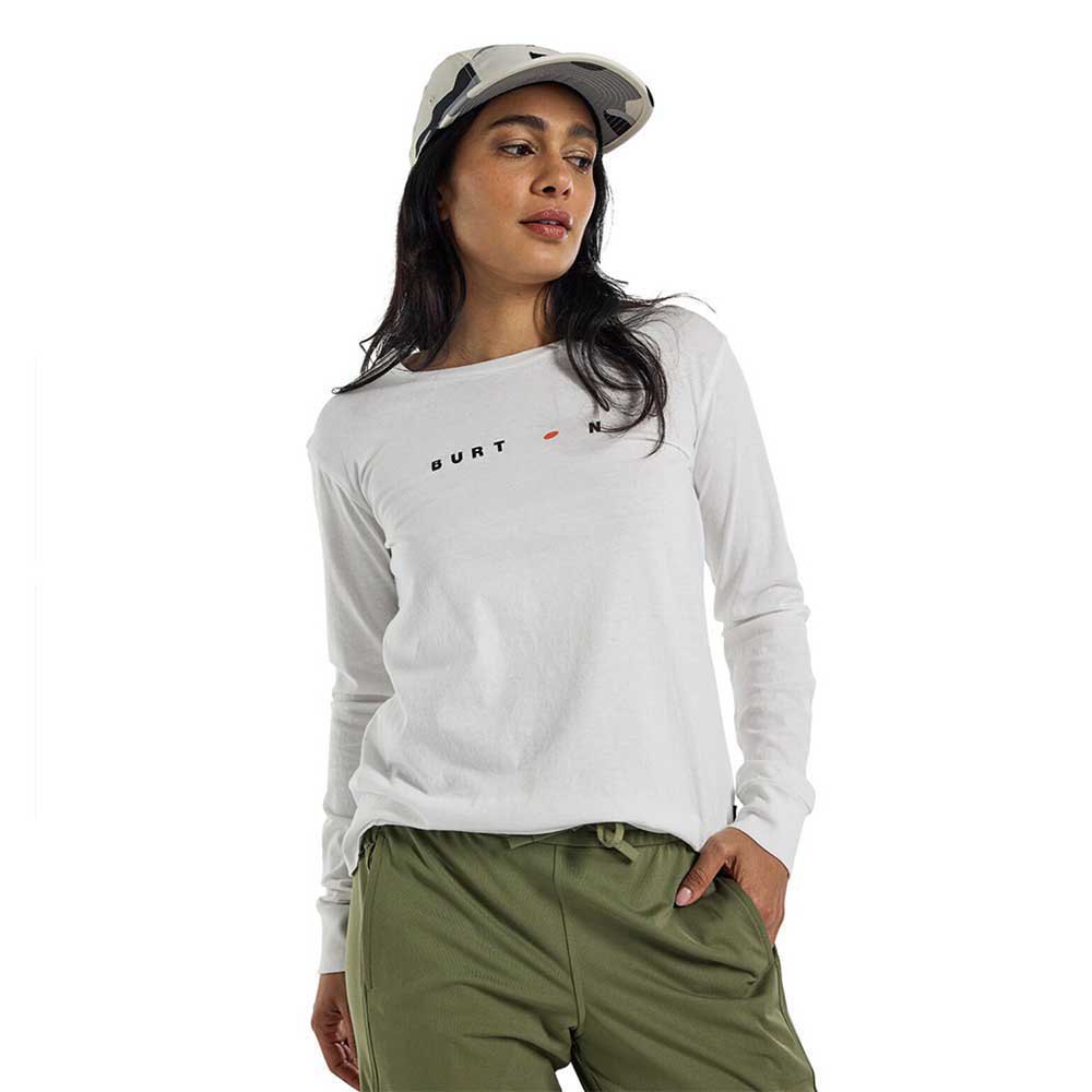 Burton Storyboard 24 Long Sleeve T-shirt Weiß M Frau von Burton