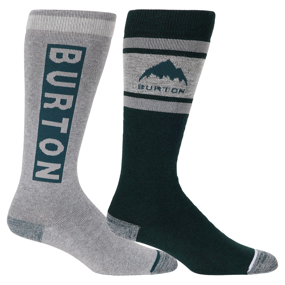 Burton Weekend Midweight Socks 2 Pairs Schwarz,Grau EU 34-38 Frau von Burton