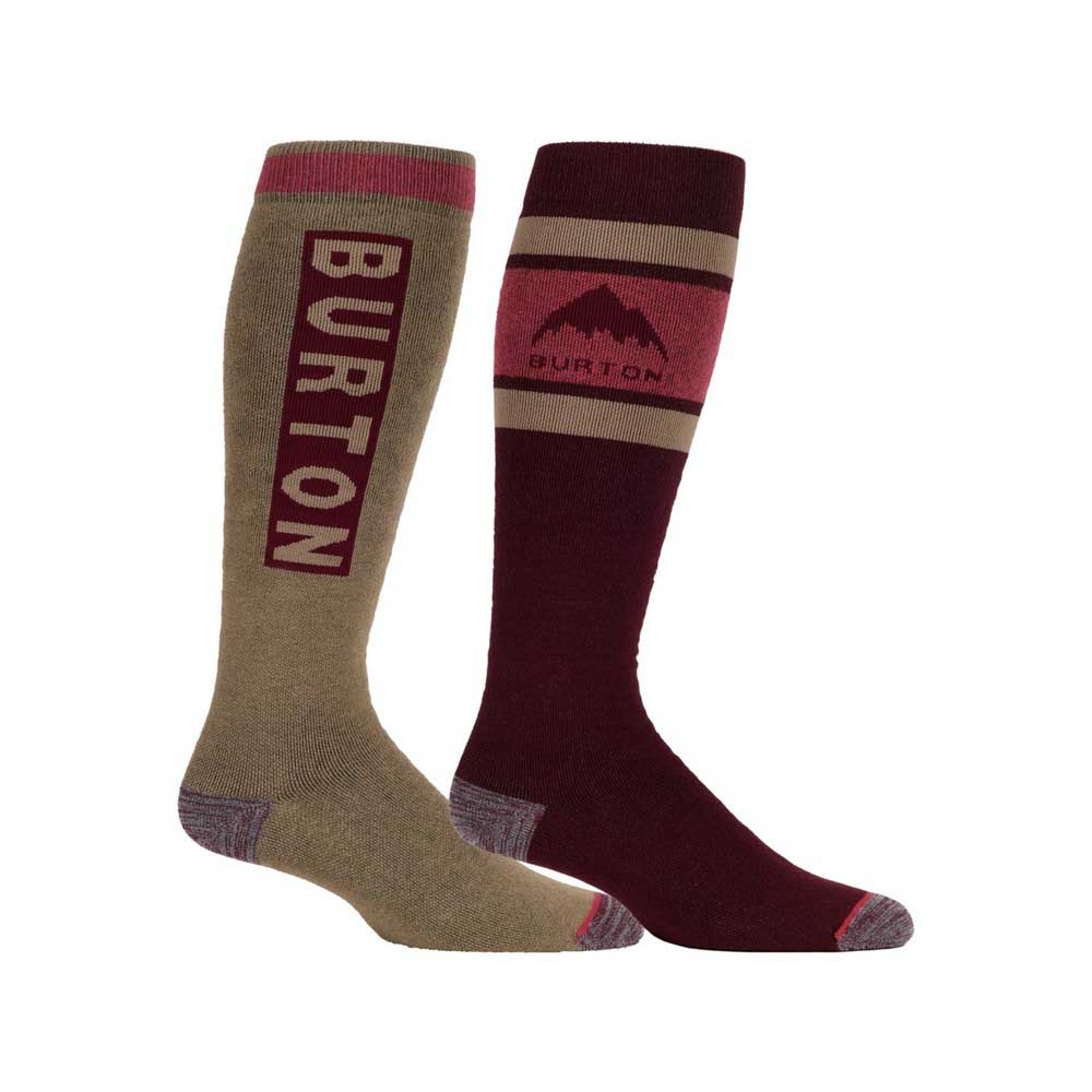 Burton Weekend Midweight Socks 2 Pairs Rot EU 43 1/2-46 1/2 Mann von Burton