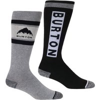 Burton Womens Weekend Midweight Socks 2 Pack True Black von Burton