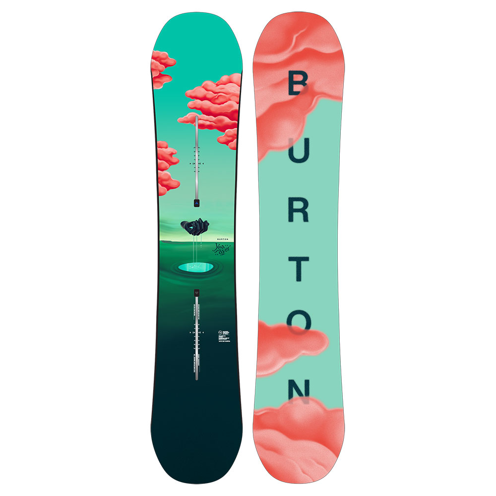 Burton Yeasayer Flying V Woman Snowboard Mehrfarbig 144 von Burton