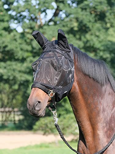 Busse Fliegenmaske Fly Guard Plus, Warmblut, schwarz von Busse