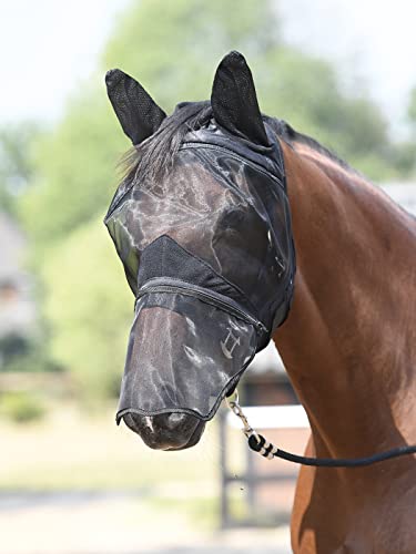 BUSSE Fliegenmaske FLY PROTECTOR, Pony, schwarz von Busse