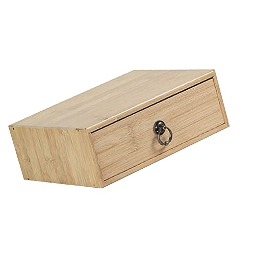 Aktenschrank für den Schreibtisch – Aufbewahrungsbox aus Massivholz, Aufbewahrungsschrank für den Schreibtisch aus Holz, stapelbare Schubladenbox, Kleiner Schreibtisch-Organizer, Aufbewahrungsschrank von Bussly