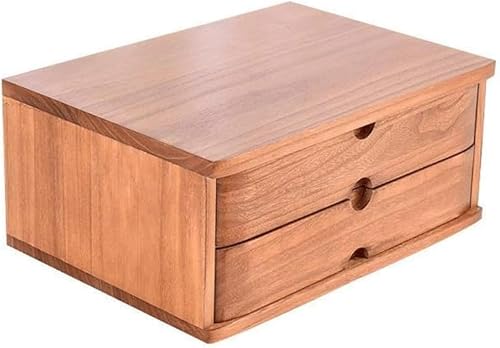 Bussly Aktenschrank für den Schreibtisch, Dateimanager – Aktenschrank für den Schreibtisch, Büro, Lagerschrank aus Massivholz, einfache Holz-Veredelungsbox, tragbare Aufbewahrungsbox (Farbe: E) (E) von Bussly