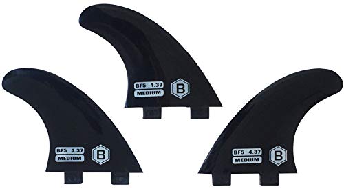 Buster Surfboards Softfinnen Softflex Fins 4.37'' Thruster FCS I System von Buster Surfboards