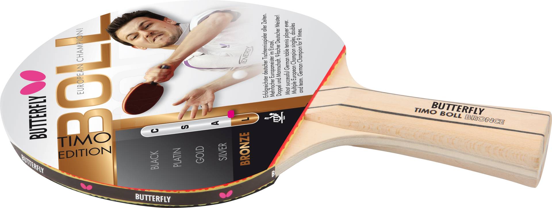 Butterfly Timo Boll Bronze - Tischtennisschläger Butterfly Timo Boll Bronze - Tischtennisschläger von Butterfly