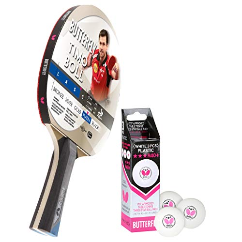Butterfly® Timo Boll Platin Tischtennisschläger | Tischtennis Racket Bat TT Profi Wettkampfschläger für fortgeschrittene Spieler | ITTF zertifizierter Pan Asia Belag | anatomische Griffform Butterfly® Timo Boll Platin Tischtennisschläger | Tischtennis Racket Bat TT Profi Wettkampfschläger für fortgeschrittene Spieler | ITTF zertifizierter Pan Asia Belag | anatomische Griffform von Butterfly