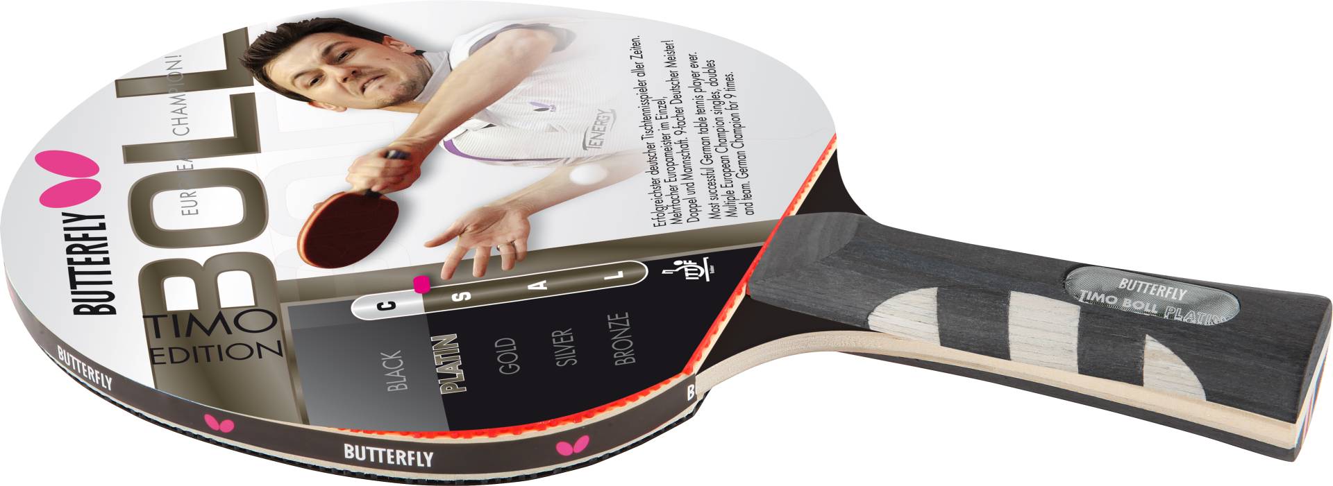 Butterfly Timo Boll Platin - Tischtennisschläger Butterfly Timo Boll Platin - Tischtennisschläger von Butterfly