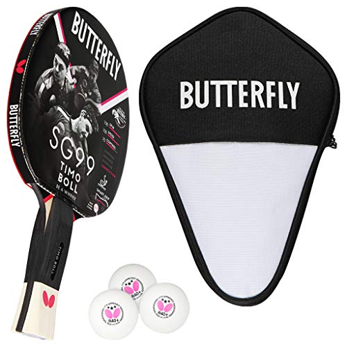 Butterfly® Timo Boll SG99 Tischtennisschläger | Tischtennis Racket Bat Profi & Wettkampf | taktisch routinierte Spieler | ITTF zertifizierter Wakaba Belag | anatomische Griffform mit smart.Grip Butterfly® Timo Boll SG99 Tischtennisschläger | Tischtennis Racket Bat Profi & Wettkampf | taktisch routinierte Spieler | ITTF zertifizierter Wakaba Belag | anatomische Griffform mit smart.Grip von Butterfly