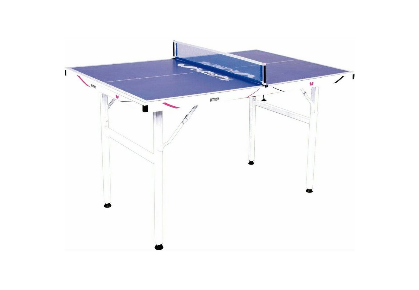 Butterfly Tischtennisplatte Midi Indoor mit Tischtennisnetz blau Butterfly Tischtennisplatte Midi Indoor mit Tischtennisnetz blau von Butterfly