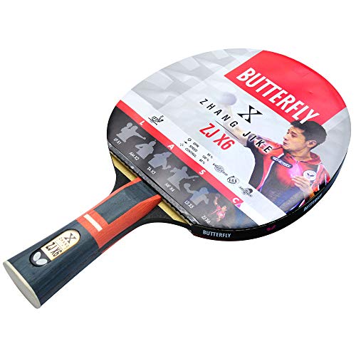 Butterfly® Zhang Jike ZJX6 Tischtennisschläger | Tischtennis Racket Bat Profi & Wettkampf | taktisch routinierte fortgeschrittene Spieler | ITTF zertifizierter Wakaba Belag | konkave Griffform Butterfly® Zhang Jike ZJX6 Tischtennisschläger | Tischtennis Racket Bat Profi & Wettkampf | taktisch routinierte fortgeschrittene Spieler | ITTF zertifizierter Wakaba Belag | konkave Griffform von Butterfly