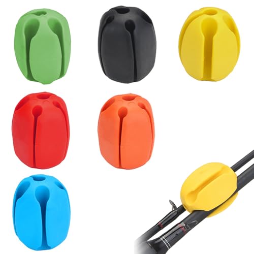 Angelrute Krawattenhalter, Gummierte Angelrutenklemme, Angelrute Schutz Befestigung, 6 Stück Angelrute Befestigung Gummi Feste Kugel, Angel Schutz Gummi Zubehör, Wiederverwendbare Angelwerkzeug Angelrute Krawattenhalter, Gummierte Angelrutenklemme, Angelrute Schutz Befestigung, 6 Stück Angelrute Befestigung Gummi Feste Kugel, Angel Schutz Gummi Zubehör, Wiederverwendbare Angelwerkzeug von Butyeak