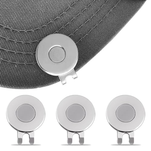 Butyeak Magnetisch Golf Ballmarkierer, Cap Clip Golf, Golf Magnetisch Hut Clip, Golfballmarker, 3 Stück Golf Hut Clip, Golfkappen Clips, Golf Mütze Clips mit Starkem Magnet, Golfmützen Clips Butyeak Magnetisch Golf Ballmarkierer, Cap Clip Golf, Golf Magnetisch Hut Clip, Golfballmarker, 3 Stück Golf Hut Clip, Golfkappen Clips, Golf Mütze Clips mit Starkem Magnet, Golfmützen Clips von Butyeak