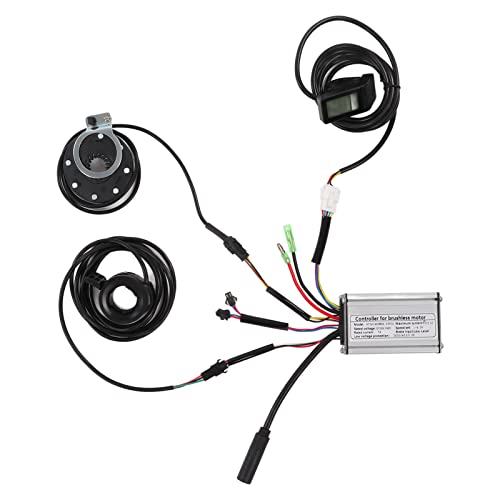BuyWeek Elektrofahrrad Brushless Motor Controller Kit, 36V/48V 250W E-Bike Bürstenlose Motor 15A Rechteckwellen Controller mit LCD4 Panel 130X Daumengas 8C Speed Assist Sensor BuyWeek Elektrofahrrad Brushless Motor Controller Kit, 36V/48V 250W E-Bike Bürstenlose Motor 15A Rechteckwellen Controller mit LCD4 Panel 130X Daumengas 8C Speed Assist Sensor von BuyWeek