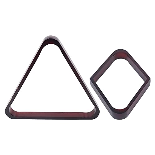 BuyWeek Billardkugeln Halter Set, 9 Kugelständer Dreieckige Billardtisch Kugelhalter Billardkugel Positionierungsgestell für 5,72 cm Große Billiard Kugel Im Amerikanischen Stil, Weinrot BuyWeek Billardkugeln Halter Set, 9 Kugelständer Dreieckige Billardtisch Kugelhalter Billardkugel Positionierungsgestell für 5,72 cm Große Billiard Kugel Im Amerikanischen Stil, Weinrot von BuyWeek