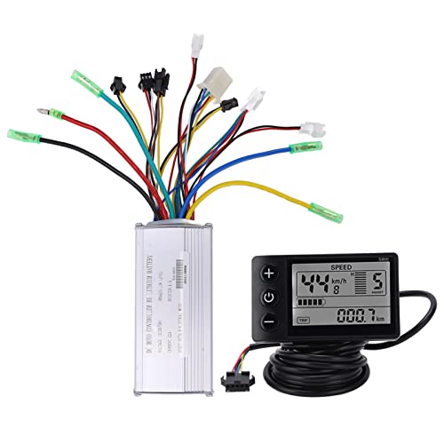 BuyWeek Brushless Motor Controller Kit, 36V/48V 500W/750W Brushless Motor Controller mit 866 LCD Display Meter 22A9 Tube für Elektrofahrrad Scooter E-Bike BuyWeek Brushless Motor Controller Kit, 36V/48V 500W/750W Brushless Motor Controller mit 866 LCD Display Meter 22A9 Tube für Elektrofahrrad Scooter E-Bike von BuyWeek