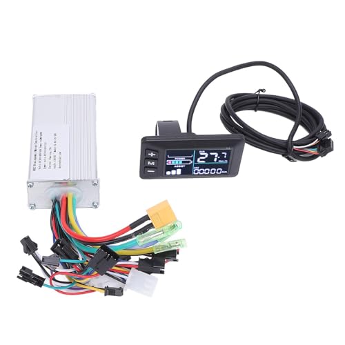 BuyWeek Brushless Electric Bike Controller Kit, 36V 48V 60V 450W 500W Sine Waves Electric Bike Motor Controller mit G51 LCD Display Panel BuyWeek Brushless Electric Bike Controller Kit, 36V 48V 60V 450W 500W Sine Waves Electric Bike Motor Controller mit G51 LCD Display Panel von BuyWeek