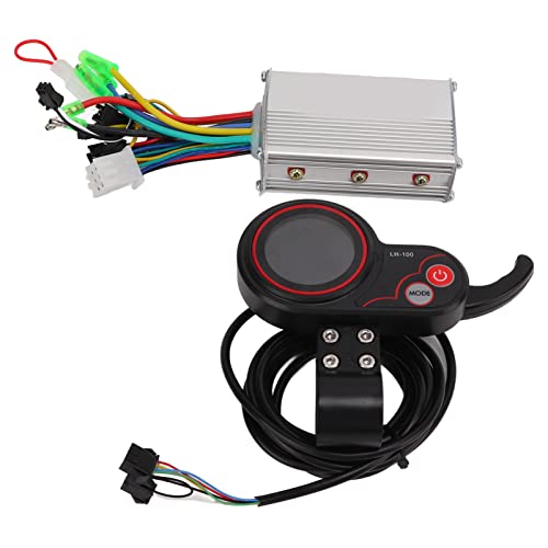 BuyWeek Elektrofahrrad Brushless Motor Controller, 24V 36V 48V 350W E-Bike Bürstenloser Controller LH100 LCD Display Panel mit Daumengas 2 in 1 Integrierter Kabelbaum, für Elektroroller BuyWeek Elektrofahrrad Brushless Motor Controller, 24V 36V 48V 350W E-Bike Bürstenloser Controller LH100 LCD Display Panel mit Daumengas 2 in 1 Integrierter Kabelbaum, für Elektroroller von BuyWeek