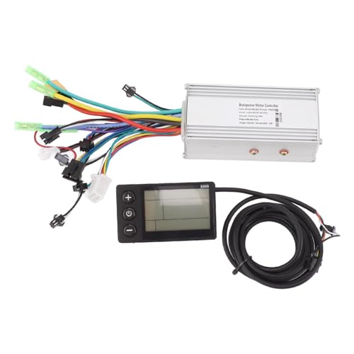 BuyWeek Elektrofahrrad Brushless Motor Controller Kit, 36 V 48 V 60 V 1000 W 38 A 3 Modus Sinuswelle Controller 866 LCD Anzeigefeld Kit für E-Bike Elektroroller BuyWeek Elektrofahrrad Brushless Motor Controller Kit, 36 V 48 V 60 V 1000 W 38 A 3 Modus Sinuswelle Controller 866 LCD Anzeigefeld Kit für E-Bike Elektroroller von BuyWeek