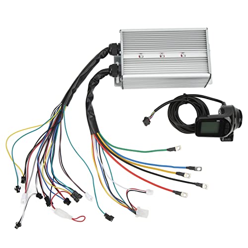 BuyWeek Elektrofahrrad Brushless Motor Controller Kit, 36V 48V 1500W Bürstenlose Motor Controller mit LCD Display für E-Bike Elektroroller BuyWeek Elektrofahrrad Brushless Motor Controller Kit, 36V 48V 1500W Bürstenlose Motor Controller mit LCD Display für E-Bike Elektroroller von BuyWeek