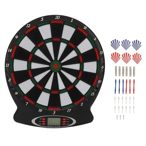 BuyWeek Elektronische Dartscheibe Set, Automatische Wertung Elektronische Dart Scheibe Set Indoor Spiel für Kinder Erwachsene, für Familie und Büro BuyWeek Elektronische Dartscheibe Set, Automatische Wertung Elektronische Dart Scheibe Set Indoor Spiel für Kinder Erwachsene, für Familie und Büro von BuyWeek