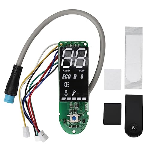 BuyWeek Elektroroller Dashboard für Xiaomi M365 Pro Pro2, Elektroroller Armaturenbrett mit Abdeckung, Universelle Elektroroller Leiterplatte Ersatz Zubehör BuyWeek Elektroroller Dashboard für Xiaomi M365 Pro Pro2, Elektroroller Armaturenbrett mit Abdeckung, Universelle Elektroroller Leiterplatte Ersatz Zubehör von BuyWeek