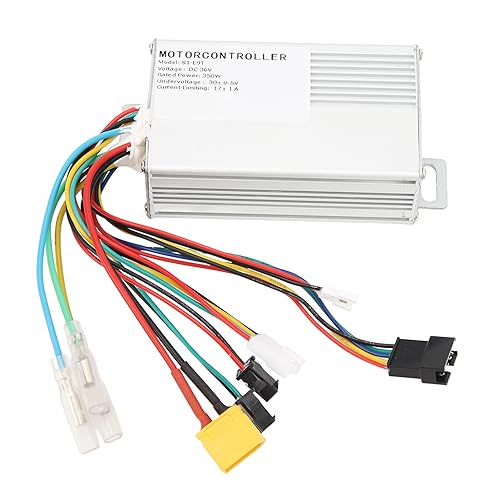 BuyWeek Elektroroller Motor Controller, 36V 350W Elektrofahrrad E9T Controller Aluminiumlegierung Motor Controller für E-Bike E-Roller BuyWeek Elektroroller Motor Controller, 36V 350W Elektrofahrrad E9T Controller Aluminiumlegierung Motor Controller für E-Bike E-Roller von BuyWeek