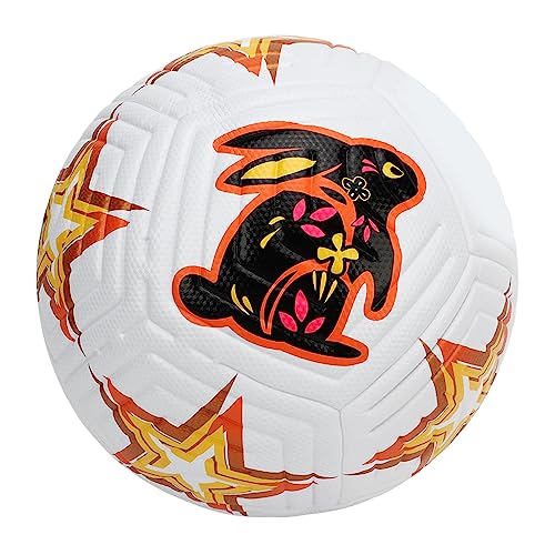 BuyWeek Fußball Größe 5, Hochelastischer Fussball Kaninchen Muster Professionelle Trainings Fußbälle für Spielprüfungen BuyWeek Fußball Größe 5, Hochelastischer Fussball Kaninchen Muster Professionelle Trainings Fußbälle für Spielprüfungen von BuyWeek