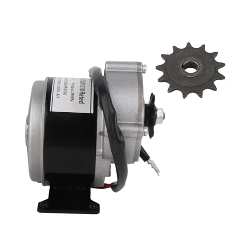 BuyWeek Getriebemotor DC 24V 250W, Reduktion Elektromotor mit 13 Zahn Kettenrad, 3300RPM Getriebereduktionsmotor für Elektrofahrrad Elektroroller BuyWeek Getriebemotor DC 24V 250W, Reduktion Elektromotor mit 13 Zahn Kettenrad, 3300RPM Getriebereduktionsmotor für Elektrofahrrad Elektroroller von BuyWeek