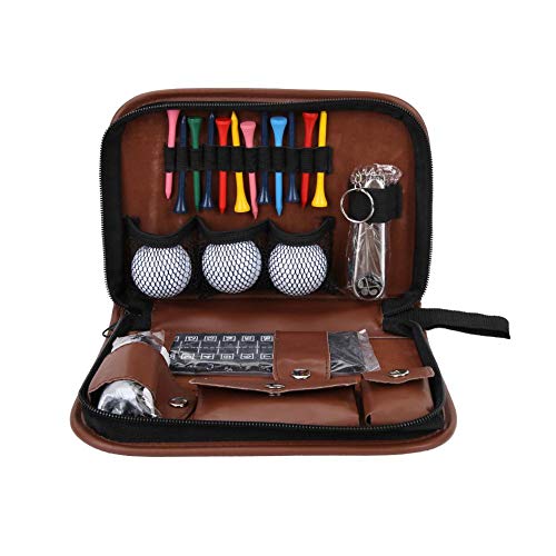 BuyWeek Golfbag, Golfzubehör für Damen und Herren, Multifunktionale Golfball Golfbürste Golf Werkzeug Bag PU Golftasche für Golf Geschenk BuyWeek Golfbag, Golfzubehör für Damen und Herren, Multifunktionale Golfball Golfbürste Golf Werkzeug Bag PU Golftasche für Golf Geschenk von BuyWeek