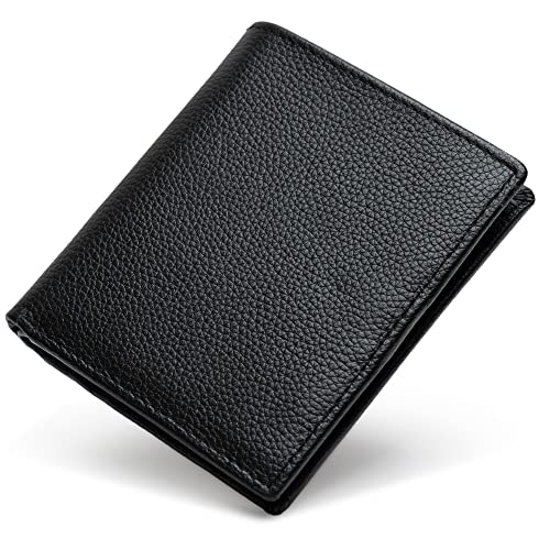 Bveyzi Ultra Slim Small Leather Women Wallet RFID Blocking Tiny Thin Bifold Pocket Ladies Purse, Black, S Bveyzi Ultra Slim Small Leather Women Wallet RFID Blocking Tiny Thin Bifold Pocket Ladies Purse, Black, S von Bveyzi