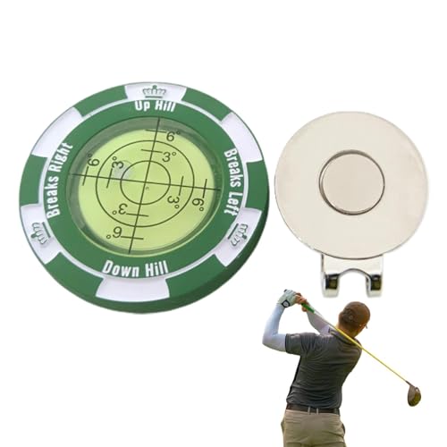 Bvizyelck Golf Green Reader Mit Magnetischem Golf Huts Clip Golf Ball Marker Mit Wasserwaage Golf Putting & Grüne Lesehilfe Putt Green Reader Pro Ballmarker Für Indoor Outdoor Bvizyelck Golf Green Reader Mit Magnetischem Golf Huts Clip Golf Ball Marker Mit Wasserwaage Golf Putting & Grüne Lesehilfe Putt Green Reader Pro Ballmarker Für Indoor Outdoor von Bvizyelck