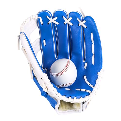 Baseball-Handschuhe für Teenager, weiches PU-Leder, Schlaghandschuhe, verdickte Krug-Softball-Handschuhe, Übungshandschuhe von Bydezcon