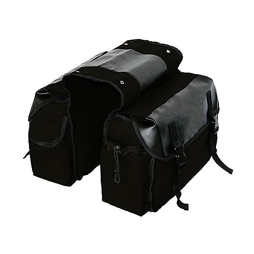 Bydezcon 40L Fahrrad-Gepäckträgertasche mit wasserdichtem Regenschutz von Bydezcon