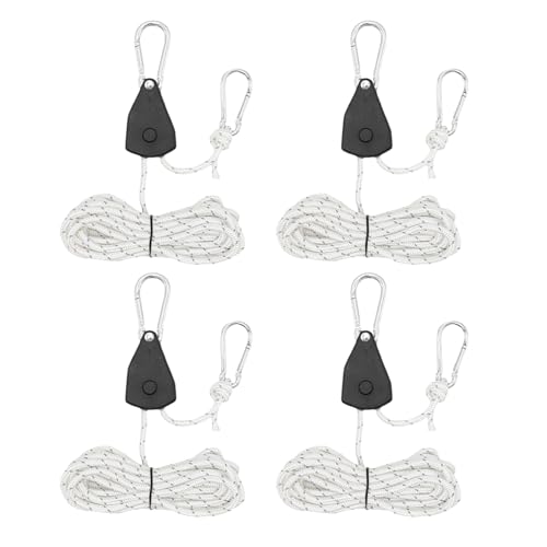 Bydezcon Ratchet Grow Light Tent Rope Clip Hanger For Camping Markisen Wind Rope Tent Fixed Buckle Pulleys Tensioner With Hook Rope Clip Hanger von Bydezcon