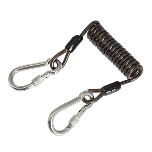 Bydezcon Tauchkamera Lanyard Clip Spiralkabel Spiralkabel Lanyard Tauchsportgeräte Clip Lösbar von Bydezcon