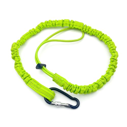 Bydezcon Werkzeug Nylonschnur Schraubverschluss Angepasstes Fallschutz Lanyards Ausziehbares Lanyard von Bydezcon