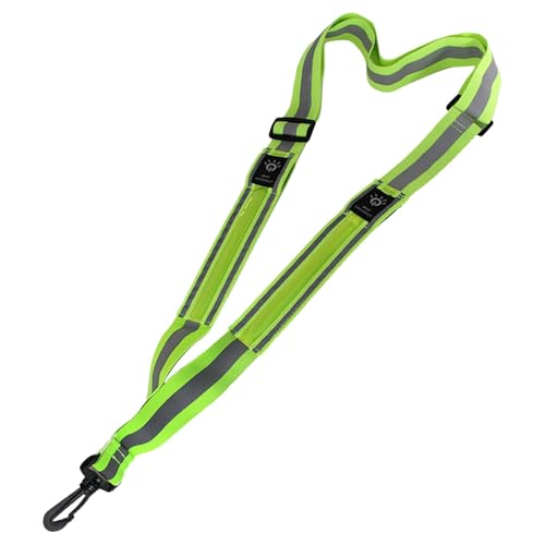 LED Reflective Belt | Reflective Shoulder Strap | High Visibility Safety Gear | Rechargeable Reflective Sash | Walking Safety Belt | LED Safety Gear Reflective Belt Sash for Safety Gear von Byeaon