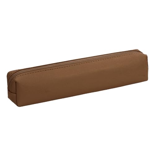 Niedliches Federmäppchen, kleines PU-Federmäppchen, Make-up-Organizer-Tasche, Federmäppchen mit Reißverschluss, Zubehör-Aufbewahrungstasche, niedlicher Augenbrauenstifthalter, Pinsel, Lippenstift, von Byeaon