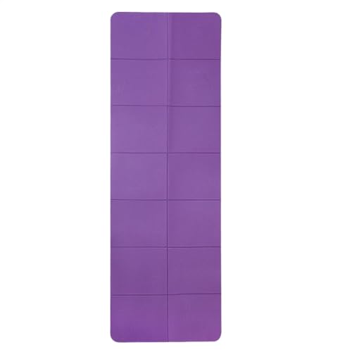 Rutschfeste Yogamatte, Pilates-Trainingsmatte, Trainingsmatte mit Tragetasche, faltbar und tragbar, praktisch, 183 x 61 x 0,4 cm, für Heimtraining von Byeaon