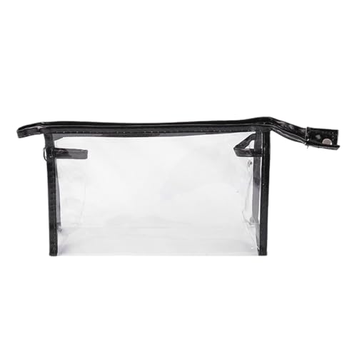 Transparente Make-up-Tasche, Kosmetik-Aufbewahrungstasche, wasserdichte Organizer-Tasche, Kulturbeutel, tragbarer Make-up-Koffer, Reise-Kosmetik-Organizer für Kosmetikkoffer, Make-up, Schwarz , Refer von Byeaon