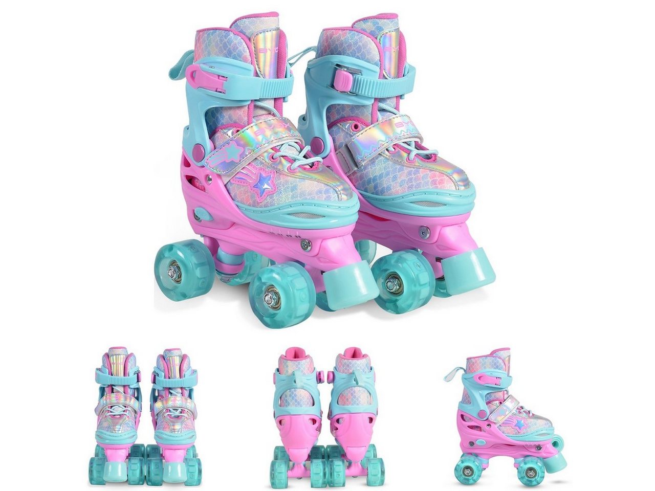 Byox Rollschuhe Rollschuhe Ariel, leuchtende PU-Rollen, ABEC-5 Lager, verschiedene Größen Byox Rollschuhe Rollschuhe Ariel, leuchtende PU-Rollen, ABEC-5 Lager, verschiedene Größen von Byox