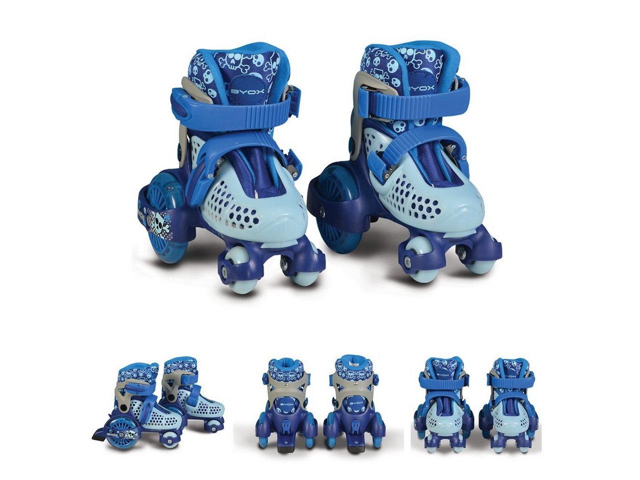 Byox Rollschuhe Rollschuhe Beetle Größe XS 26-29, PU-Rollen, ABEC-5 Lager, Stopper hinten Byox Rollschuhe Rollschuhe Beetle Größe XS 26-29, PU-Rollen, ABEC-5 Lager, Stopper hinten von Byox