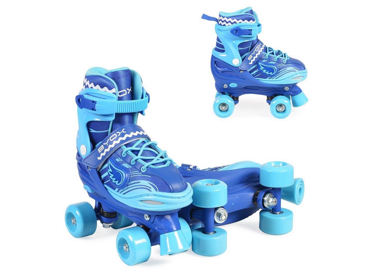 Byox Rollschuhe Rollschuhe Firefly blau, Licht verschiedene Größen PVC-Rollen 608ZB Lager Byox Rollschuhe Rollschuhe Firefly blau, Licht verschiedene Größen PVC-Rollen 608ZB Lager von Byox
