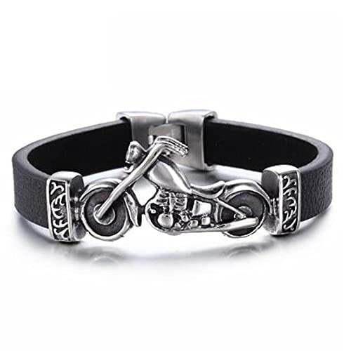 Bysonglezai Armbänder Damen Bracelets Frauen Armband Frauen Motorrad-Armband Für Männer Doppelseilkette Lässiges Sportarmband Modeschmuck Schönes Geschenk Für Ihn A7645-Motorrad von Bysonglezai