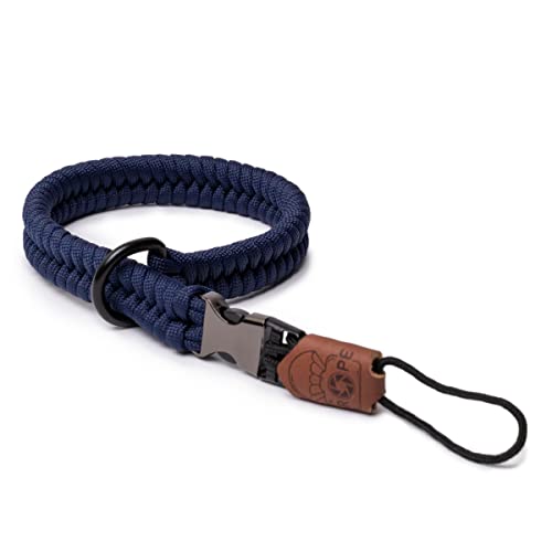 C-Rope Kamera Handschlaufe The Claw aus handgeflochtenem Paracord. Kameragurt mit Schnellverschluss-System, Navy Blau von C-Rope