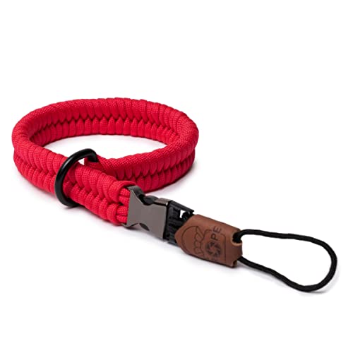 C-Rope Kamera Handschlaufe The Claw aus handgeflochtenem Paracord. Kameragurt mit Schnellverschluss-System, Rot von C-Rope