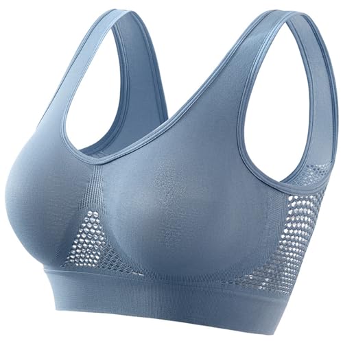 Damen Soft-BH Sport BH für Damen Plunge Bra BH Damen Ohne Bügel Workout-BH Tops für Frauen Damen Gepolstert Bustier Soft Nahtloser von C'est TT